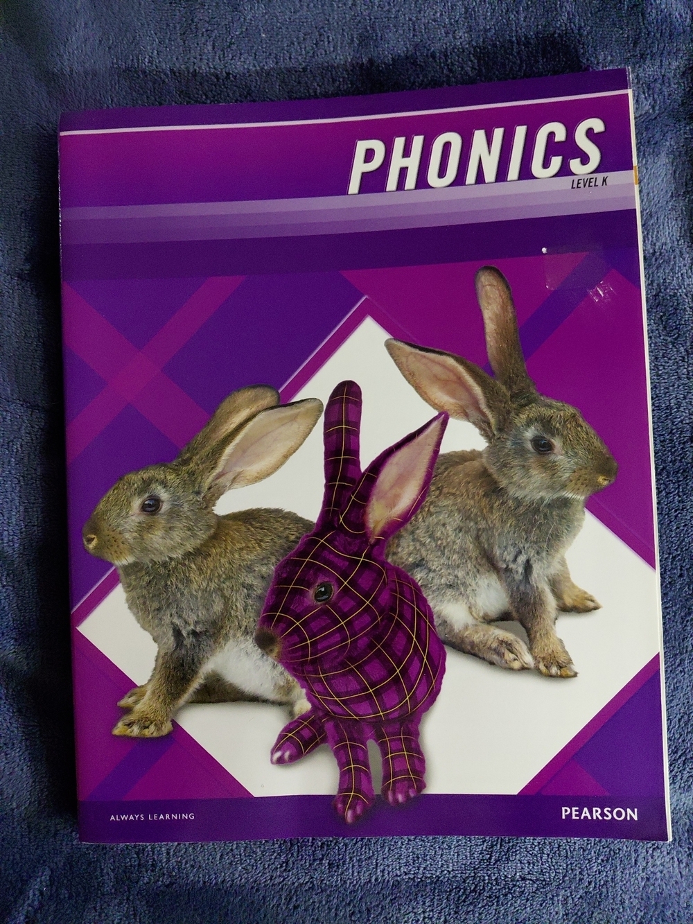 Pearson Plaid Phonics, Level K, Clean Pages, No Writing